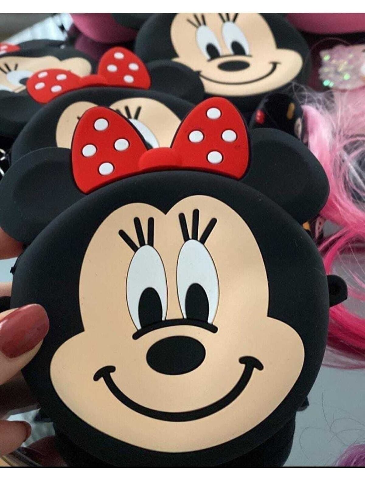 کیف پول سیلیکونی دخترانه Minnie Mouse minibuki کیف پول سیلیکونی دخترانه Minnie Mouse minibuki