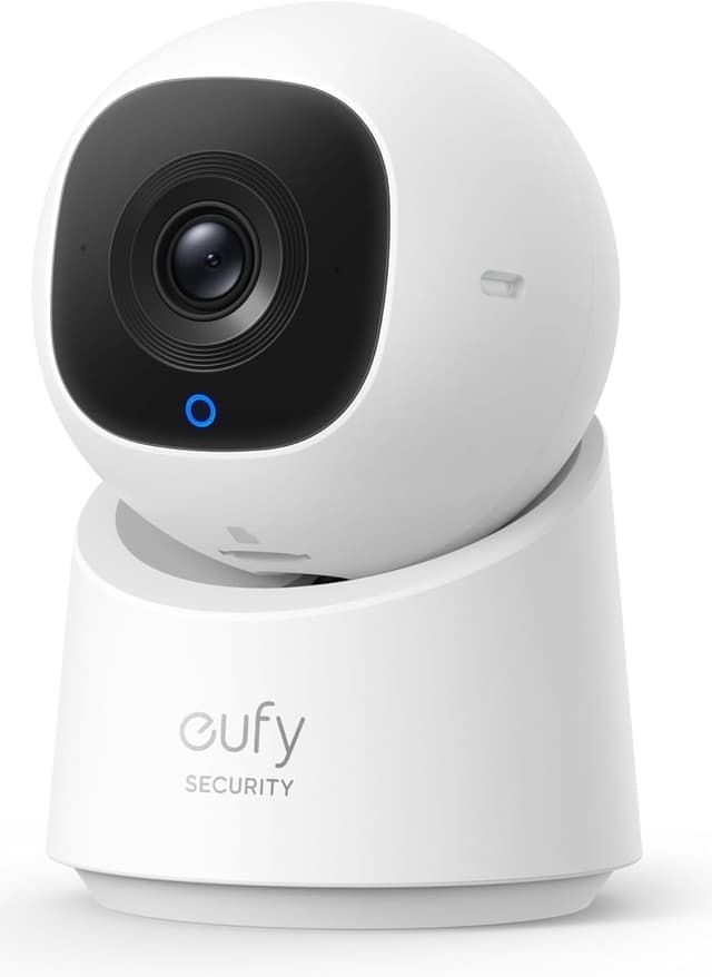 دوربین امنیتی داخلی eufy Security با وضوح 2K، چرخش 360° PTZ، دید در شب و ردیابی AI، مدل C220 دوربین امنیتی داخلی eufy Security با وضوح 2K، چرخش 360° PTZ، دید در شب و ردیابی AI، مدل C220