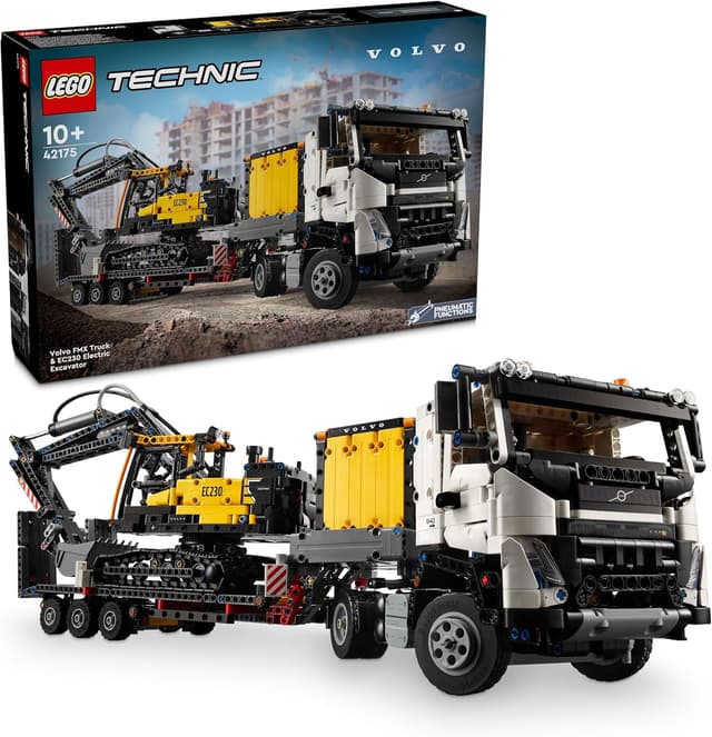 لگو 42175 Technic ست کامیون Volvo FMX و اکسکاواتور برقی EC230 لگو 42175 Technic ست کامیون Volvo FMX و اکسکاواتور برقی EC230