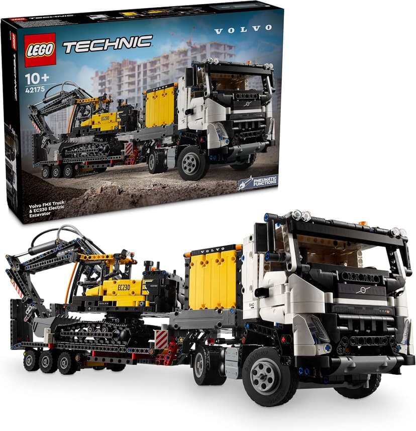 لگو Technic ست کامیون Volvo FMX و اکسکاواتور برقی EC230 مدل 42175 لگو Technic ست کامیون Volvo FMX و اکسکاواتور برقی EC230 مدل 42175