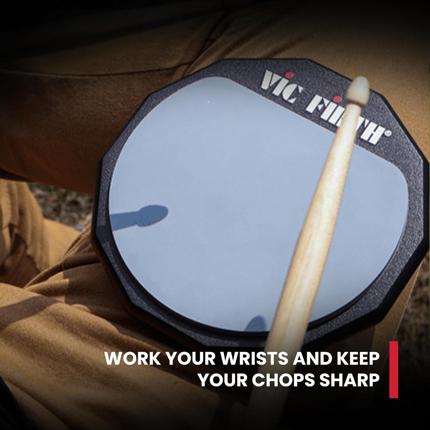 پد تمرین Vic Firth دوطرفه 6" سخت و نرم پد تمرین Vic Firth دوطرفه 6" سخت و نرم