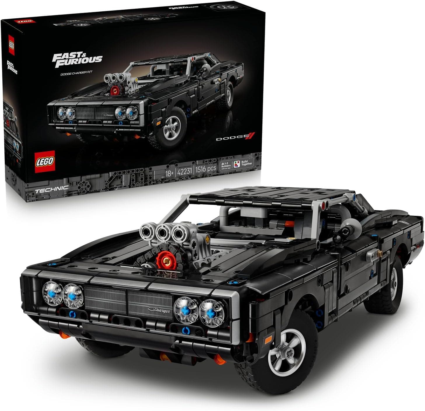 لگو Technic ماشین ساختنی سری Fast and Furious مدل Dodge Charger R/T 42231 لگو Technic ماشین ساختنی سری Fast and Furious مدل Dodge Charger R/T 42231