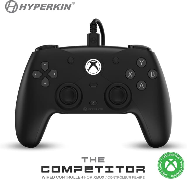 دسته بازی سیمی Hyperkin The Competitor برای Xbox Series X|S، Xbox One و PC با جویاستیکهای Hall Effect و دکمههای پشتی دسته بازی سیمی Hyperkin The Competitor برای Xbox Series X|S، Xbox One و PC با جویاستیکهای Hall Effect و دکمههای پشتی