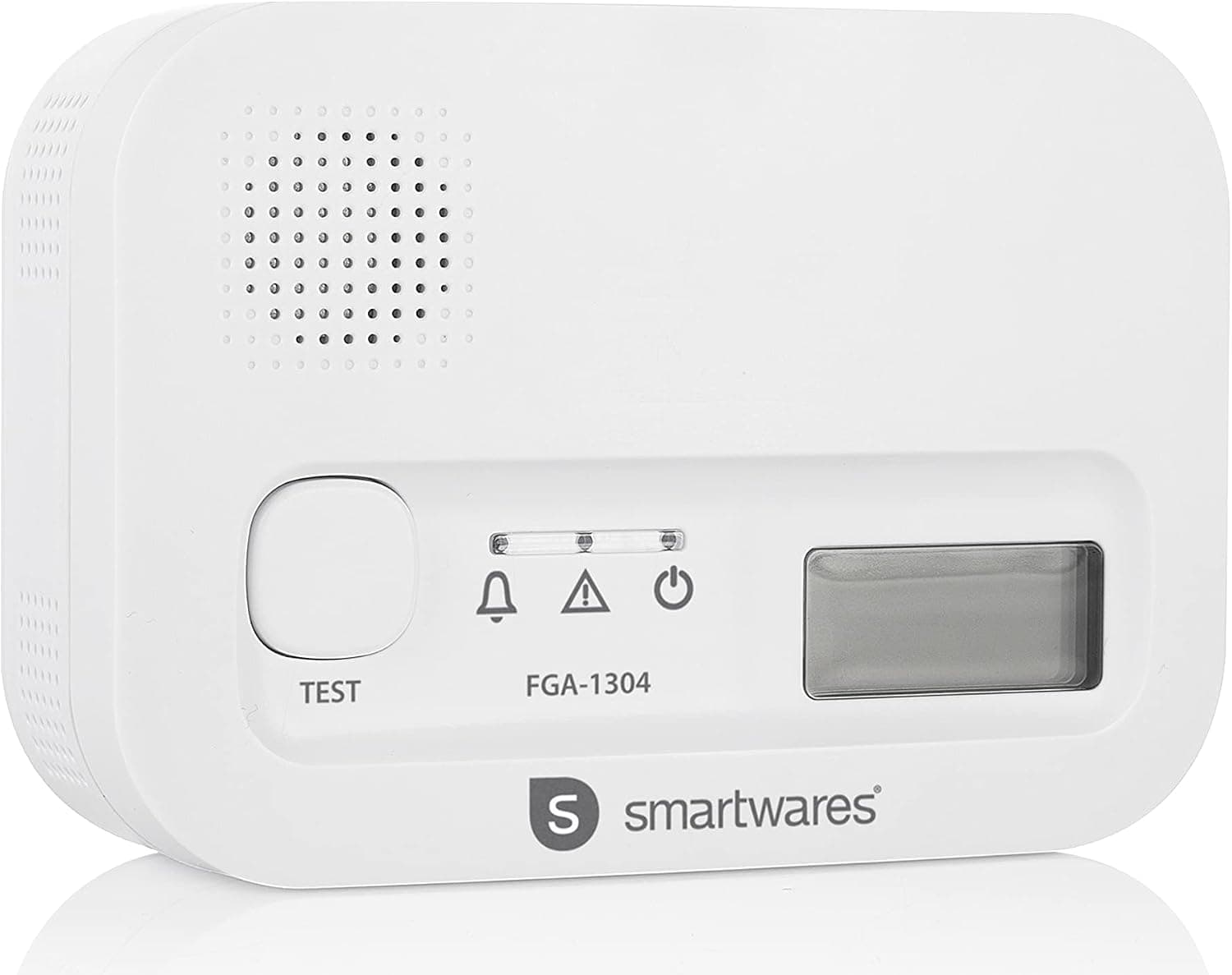 آشکارساز مونوکسید کربن Smartwares با سنسور ۱۰ ساله، نمایشگر دیجیتال و دکمه تست مدل FGA-13041 آشکارساز مونوکسید کربن Smartwares با سنسور ۱۰ ساله، نمایشگر دیجیتال و دکمه تست مدل FGA-13041