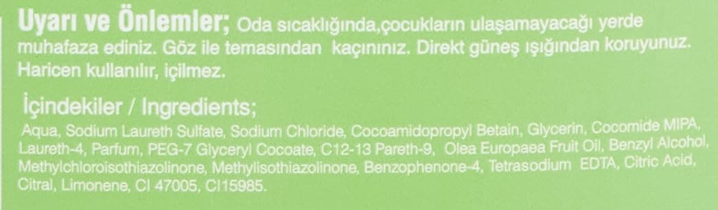صابون مایع حاوی روغن زیتون طبیعی Eyup Sabri Tuncer مدل Çeşme Limonu بطری PET 1,5 L (1 x 1500 ml) صابون مایع حاوی روغن زیتون طبیعی Eyup Sabri Tuncer مدل Çeşme Limonu بطری PET 1,5 L (1 x 1500 ml)