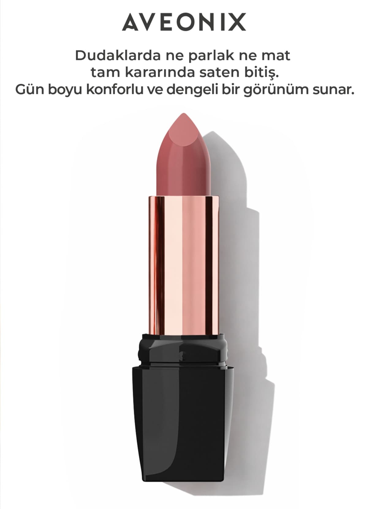 رژ لب AVEONIX نیمهبراق مدل Satin Veil 04 رژ لب AVEONIX نیمهبراق مدل Satin Veil 04