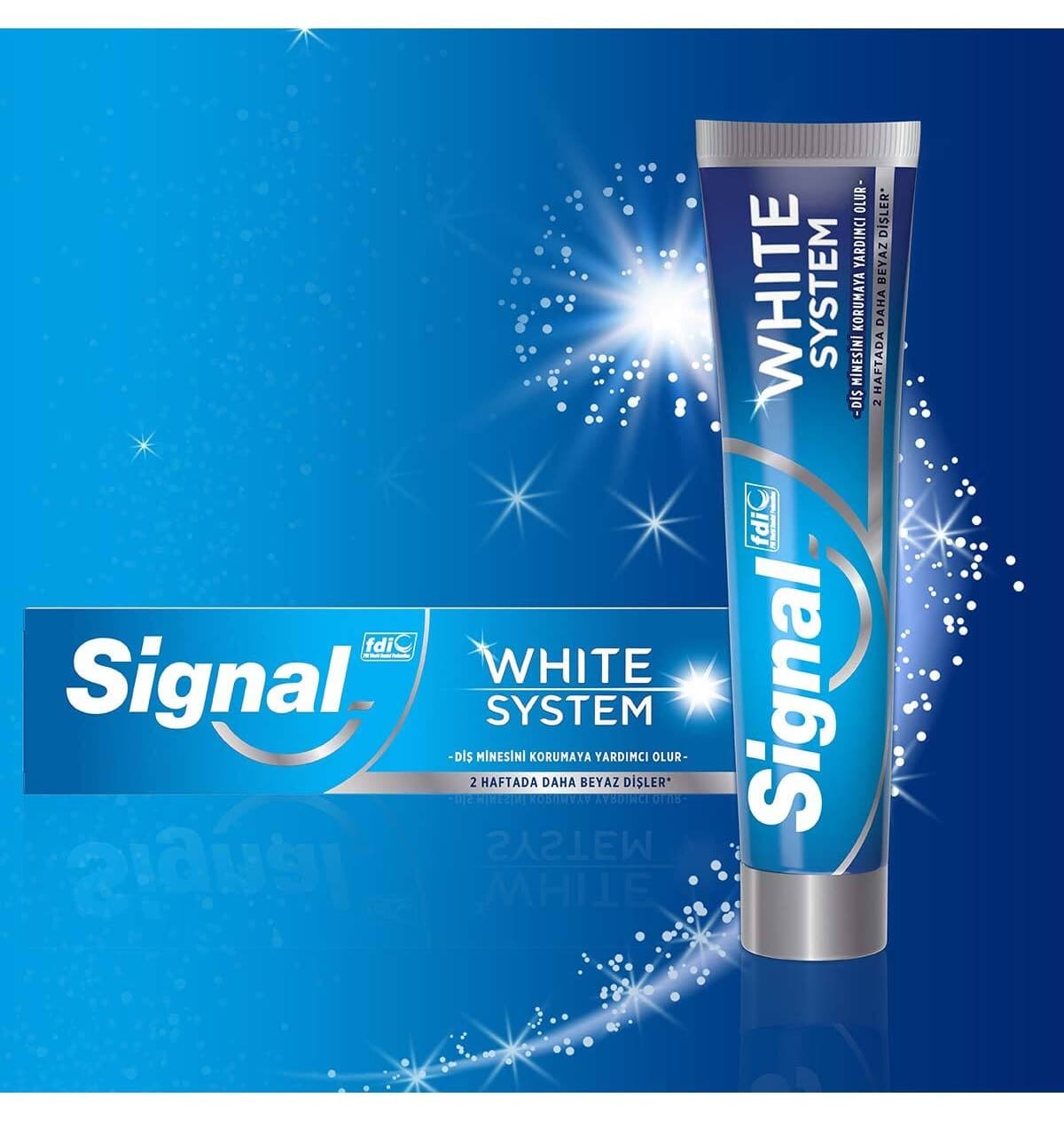 خمیر دندان Signal White System سفیدکننده در 2 هفته 75 ml ×4 عدد خمیر دندان Signal White System سفیدکننده در 2 هفته 75 ml ×4 عدد