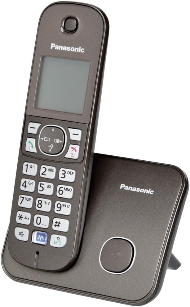 تلفن بیسیم Panasonic با منشی تلفنی و صفحه نمایش نسخه آلمانی مدل KX-TG6822 تلفن بیسیم Panasonic با منشی تلفنی و صفحه نمایش نسخه آلمانی مدل KX-TG6822