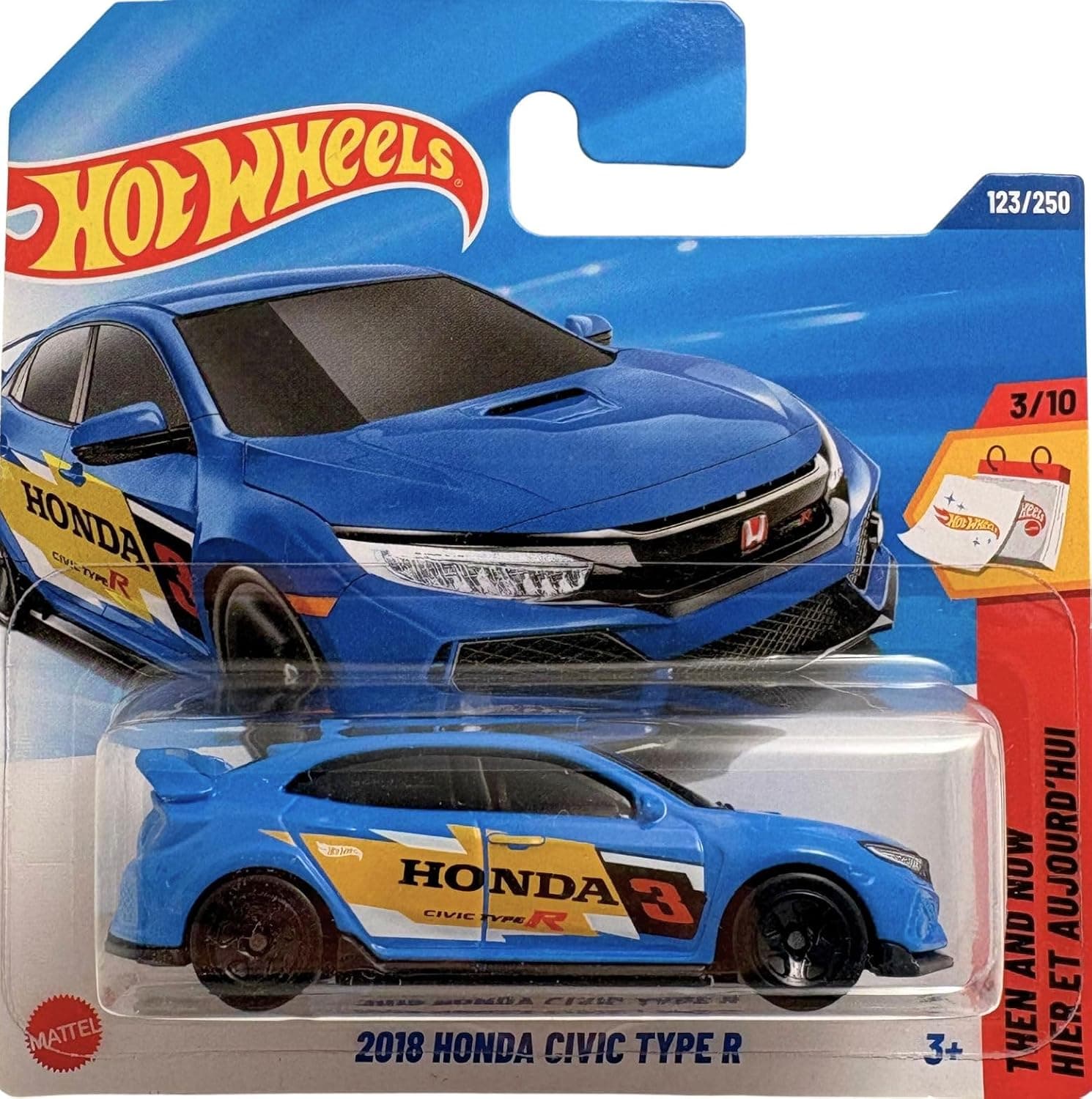 ماشین اسباب بازی Hot Wheels آبی Honda Civic Type R 2018 مدل JBB77 ماشین اسباب بازی Hot Wheels آبی Honda Civic Type R 2018 مدل JBB77