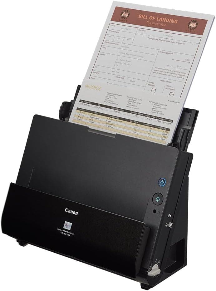 اسکنر اسناد Canon مدل DR-C225 II A4 اسکن به Excel و Word اسکنر اسناد Canon مدل DR-C225 II A4 اسکن به Excel و Word