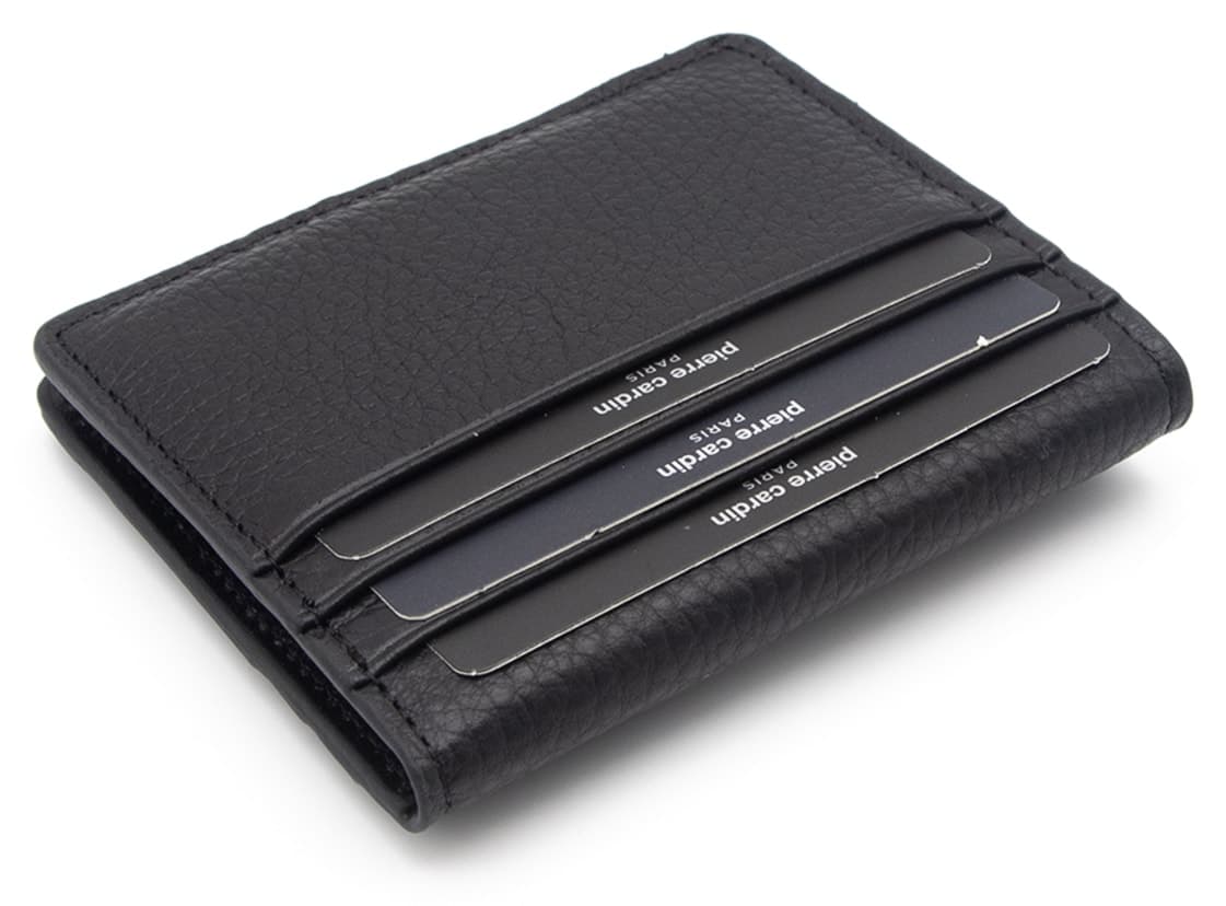 کیف پول مردانه Pierre Cardin چرمی سیاه مدل 0205F6D کیف پول مردانه Pierre Cardin چرمی سیاه مدل 0205F6D