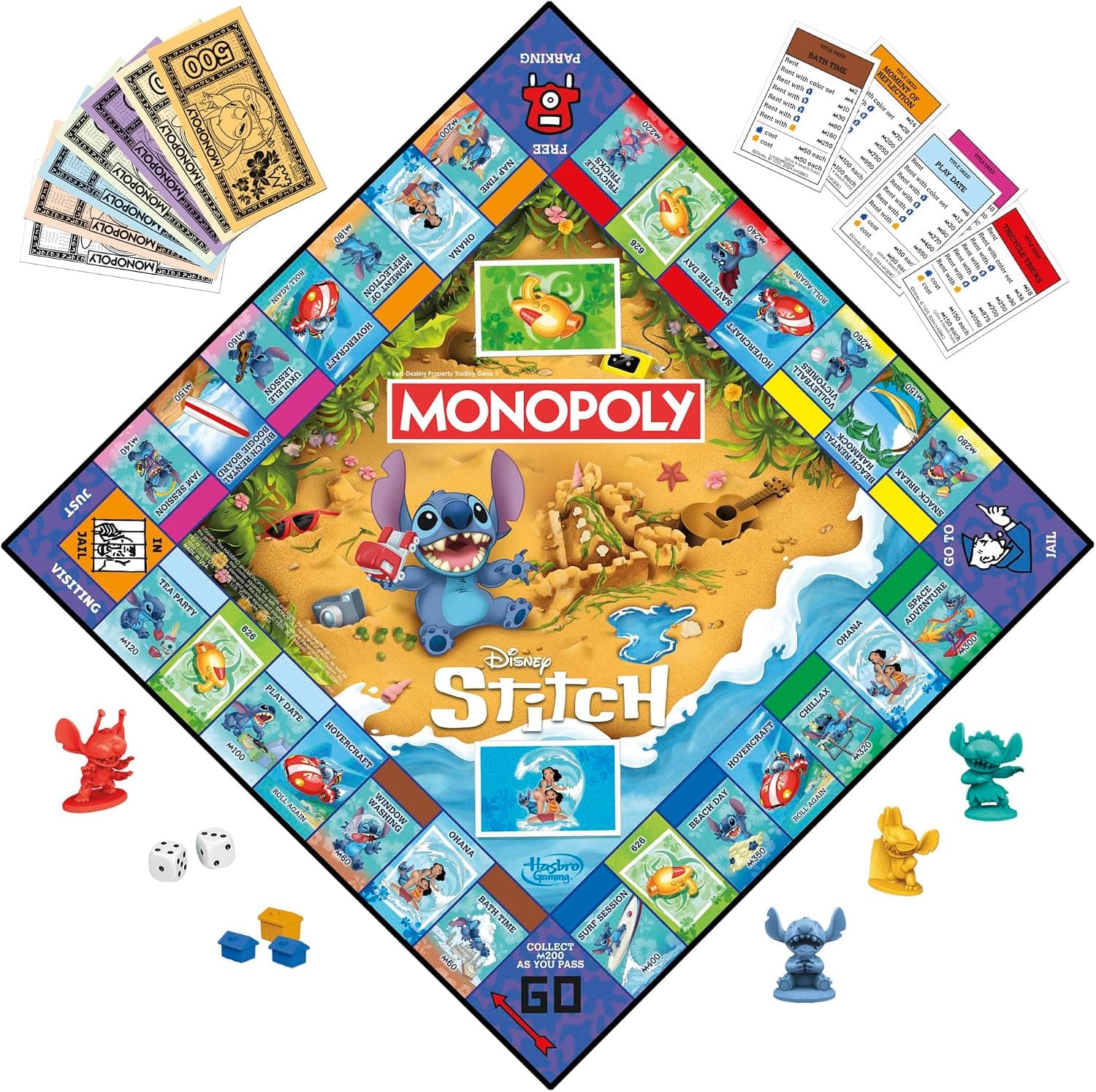 بازی رومیزی Disney Stitch Monopoly نسخه انگلیسی بازی رومیزی Disney Stitch Monopoly نسخه انگلیسی