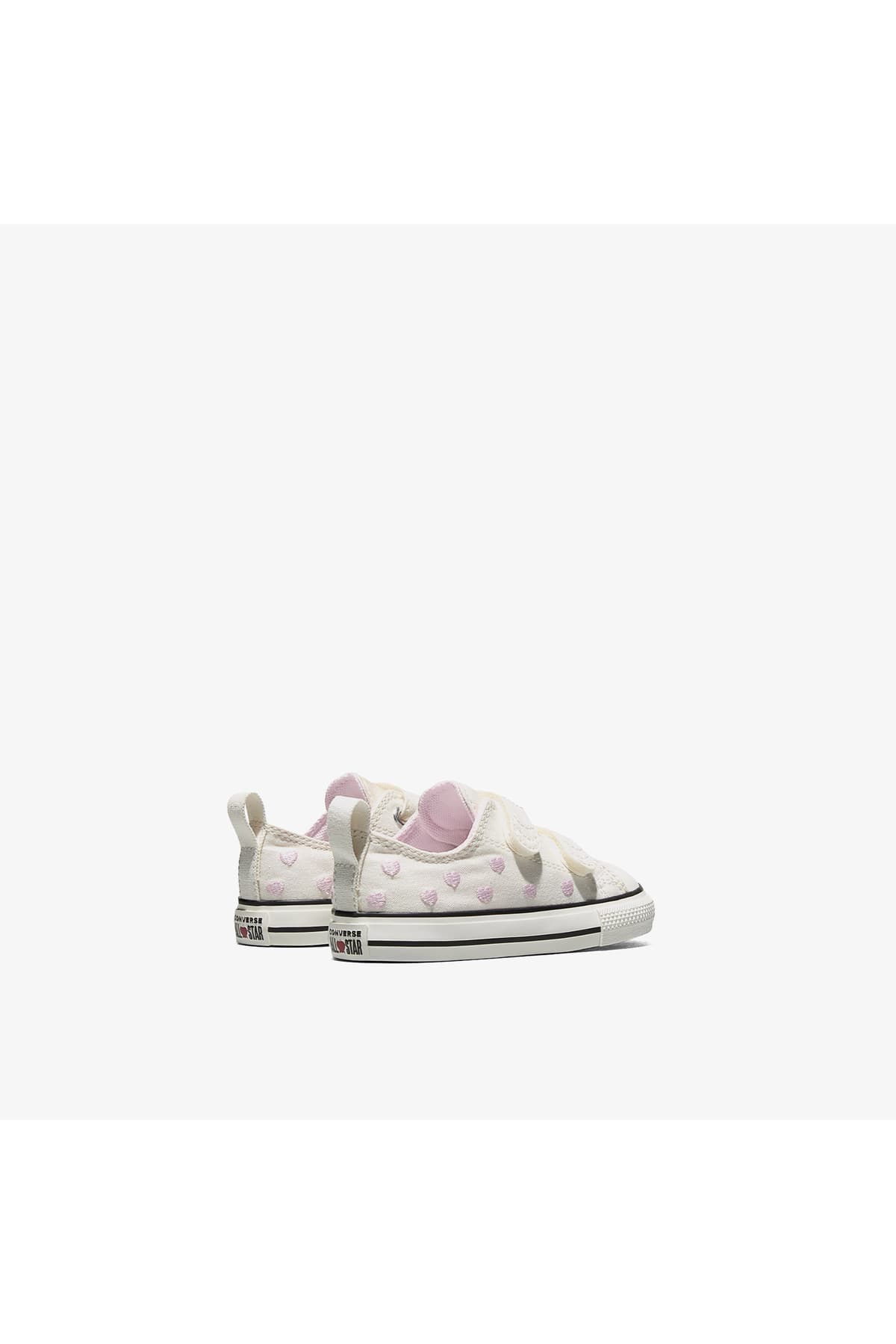 کفش اسنیکر بچگانه Converse کرم مدل Chucks In Love Chuck Taylor All Star 2V کفش اسنیکر بچگانه Converse کرم مدل Chucks In Love Chuck Taylor All Star 2V