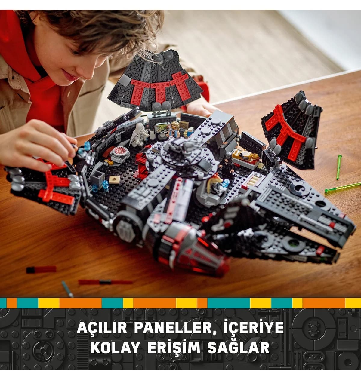 لگو Star Wars با 1579 قطعه مدل Karanlık Falcon 75389 لگو Star Wars با 1579 قطعه مدل Karanlık Falcon 75389