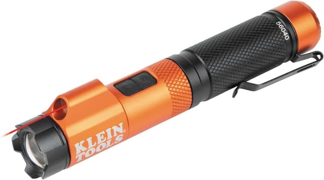 چراغ قوه شارژی فوکوسدار KLEIN TOOLS با لیزر مدل 56040 چراغ قوه شارژی فوکوسدار KLEIN TOOLS با لیزر مدل 56040