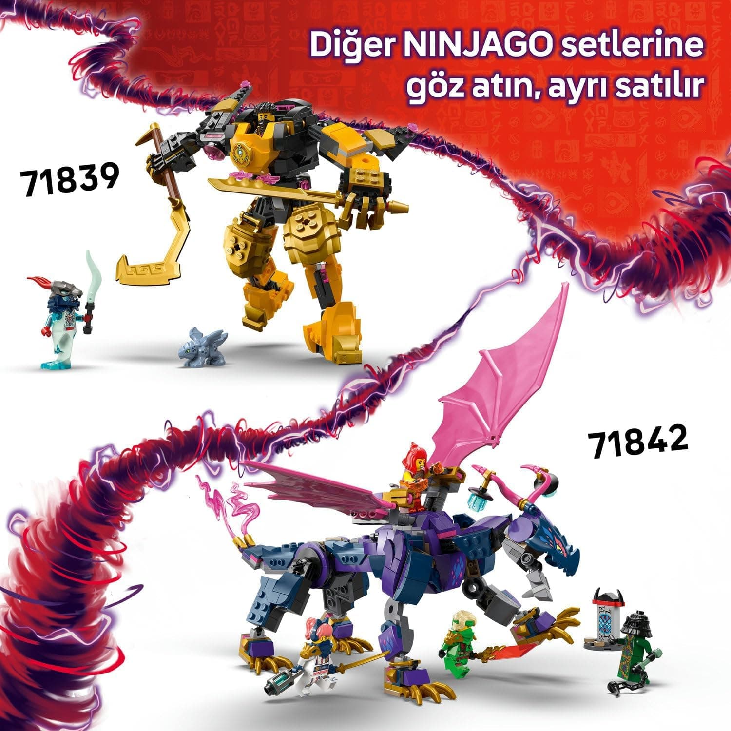 لگو NINJAGO ست موتورسیکلت مسابقه سرعت Kai مدل 71838 لگو NINJAGO ست موتورسیکلت مسابقه سرعت Kai مدل 71838