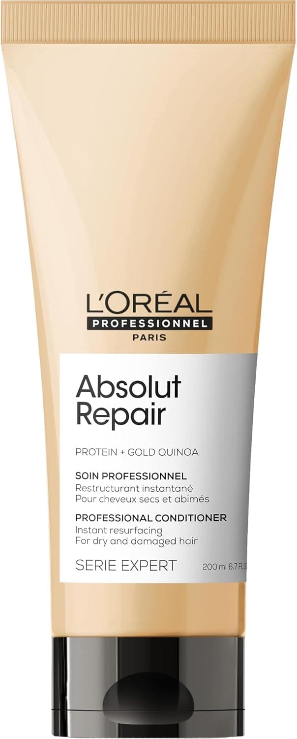 نرمکننده موهای خشک و آسیبدیده L’Oréal Professionnel با Omega 9 و Protein مدل Absolut Repair SERIE EXPERT 200ml نرمکننده موهای خشک و آسیبدیده L’Oréal Professionnel با Omega 9 و Protein مدل Absolut Repair SERIE EXPERT 200ml