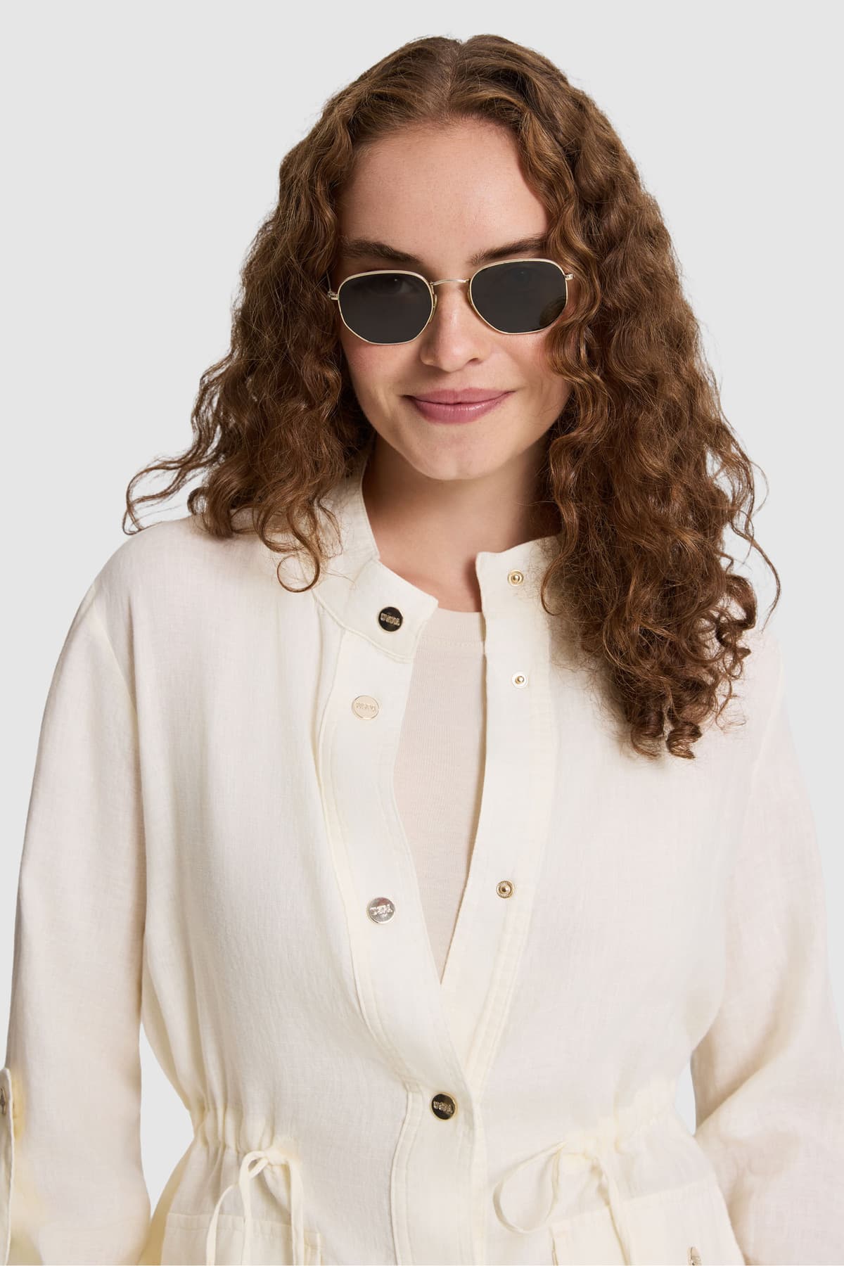 پیراهن زنانه U.S. Polo Assn. کرم آستین بلند مدل 50326642-VR256 پیراهن زنانه U.S. Polo Assn. کرم آستین بلند مدل 50326642-VR256