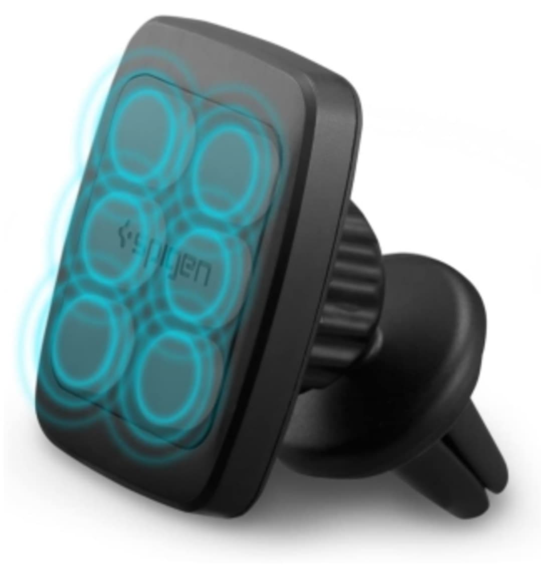 نگهدارنده گوشی مغناطیسی داخل خودرو Spigen Air Vent به همراه ۲ صفحه مغناطیسی یونیورسال Kuel H12 مدل 000CD20115 نگهدارنده گوشی مغناطیسی داخل خودرو Spigen Air Vent به همراه ۲ صفحه مغناطیسی یونیورسال Kuel H12 مدل 000CD20115