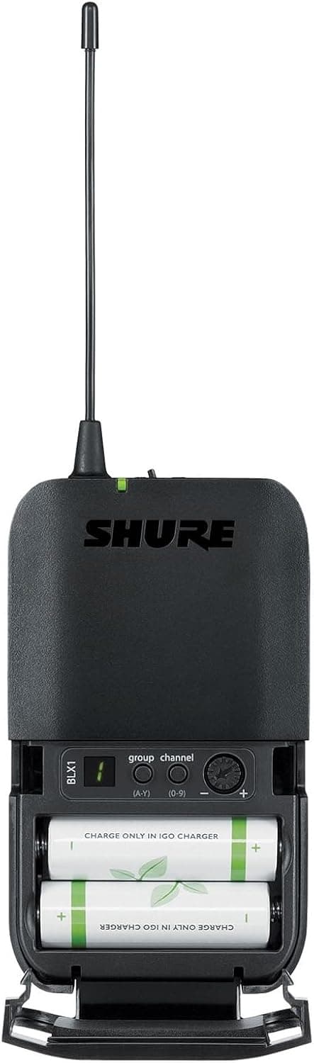 سیستم میکروفون هدست بیسیم Shure کاردیوئید مدل BLX14/PGA31 مشکی سیستم میکروفون هدست بیسیم Shure کاردیوئید مدل BLX14/PGA31 مشکی
