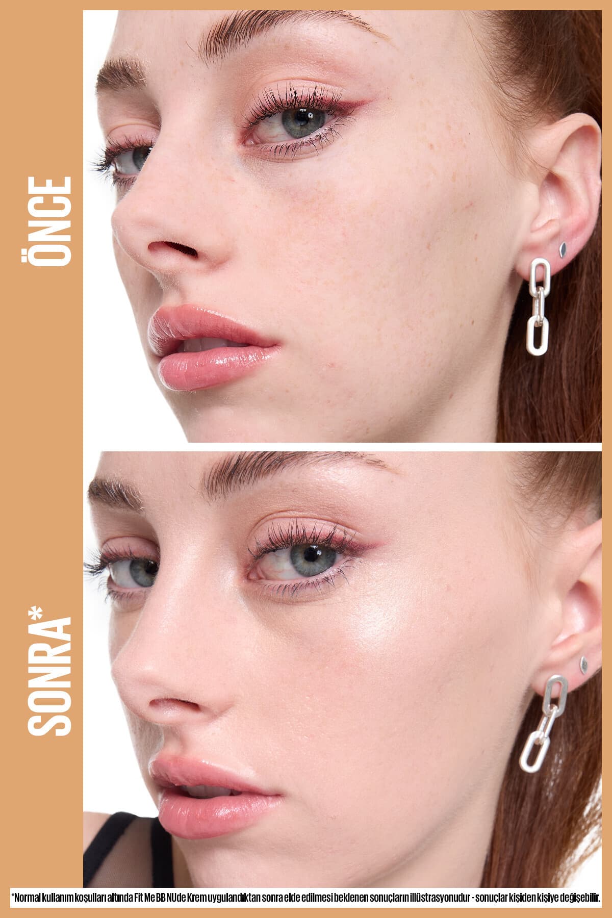 کرم BB مرطوبکننده Maybelline New York Fit Me Nude با SPF50، تناژ روشن گرم کرم BB مرطوبکننده Maybelline New York Fit Me Nude با SPF50، تناژ روشن گرم