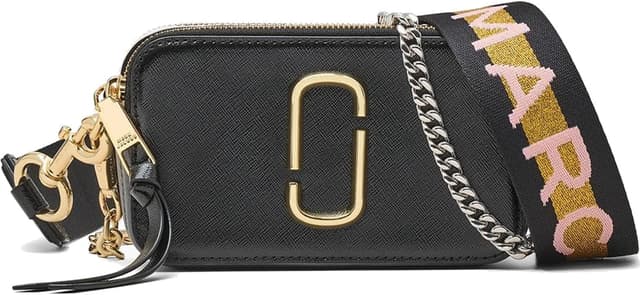 کیف زنانه Marc Jacobs The Snapshot چرمی با بند شانهای قابل تنظیم مدل 2P6HCR009H01 002 کیف زنانه Marc Jacobs The Snapshot چرمی با بند شانهای قابل تنظیم مدل 2P6HCR009H01 002