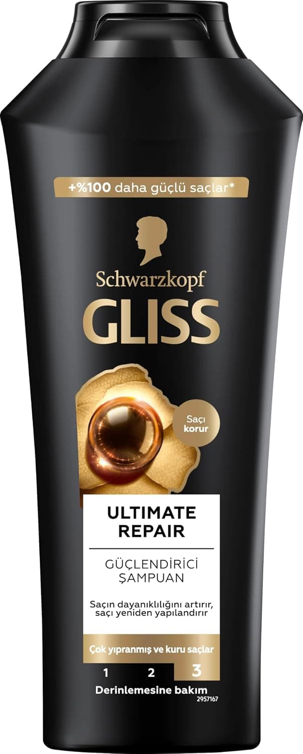 شامپو Gliss Ultimate Repair تقویتکننده عمیق حاوی کراتین موهای خشک و آسیبدیده 400 ml شامپو Gliss Ultimate Repair تقویتکننده عمیق حاوی کراتین موهای خشک و آسیبدیده 400 ml