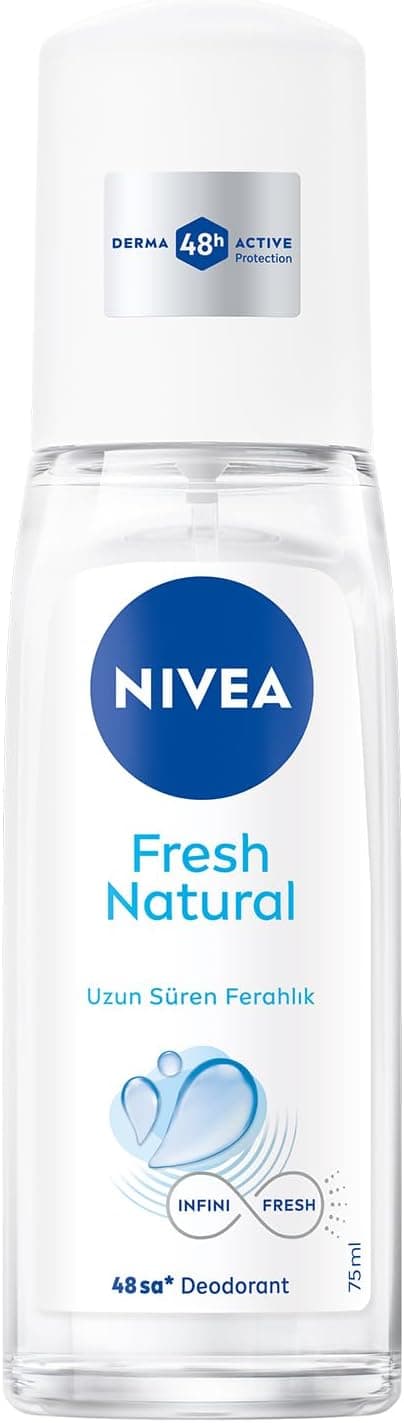 اسپری دئودورانت پمپی زنانه NIVEA Fresh Natural 75ml اسپری دئودورانت پمپی زنانه NIVEA Fresh Natural 75ml