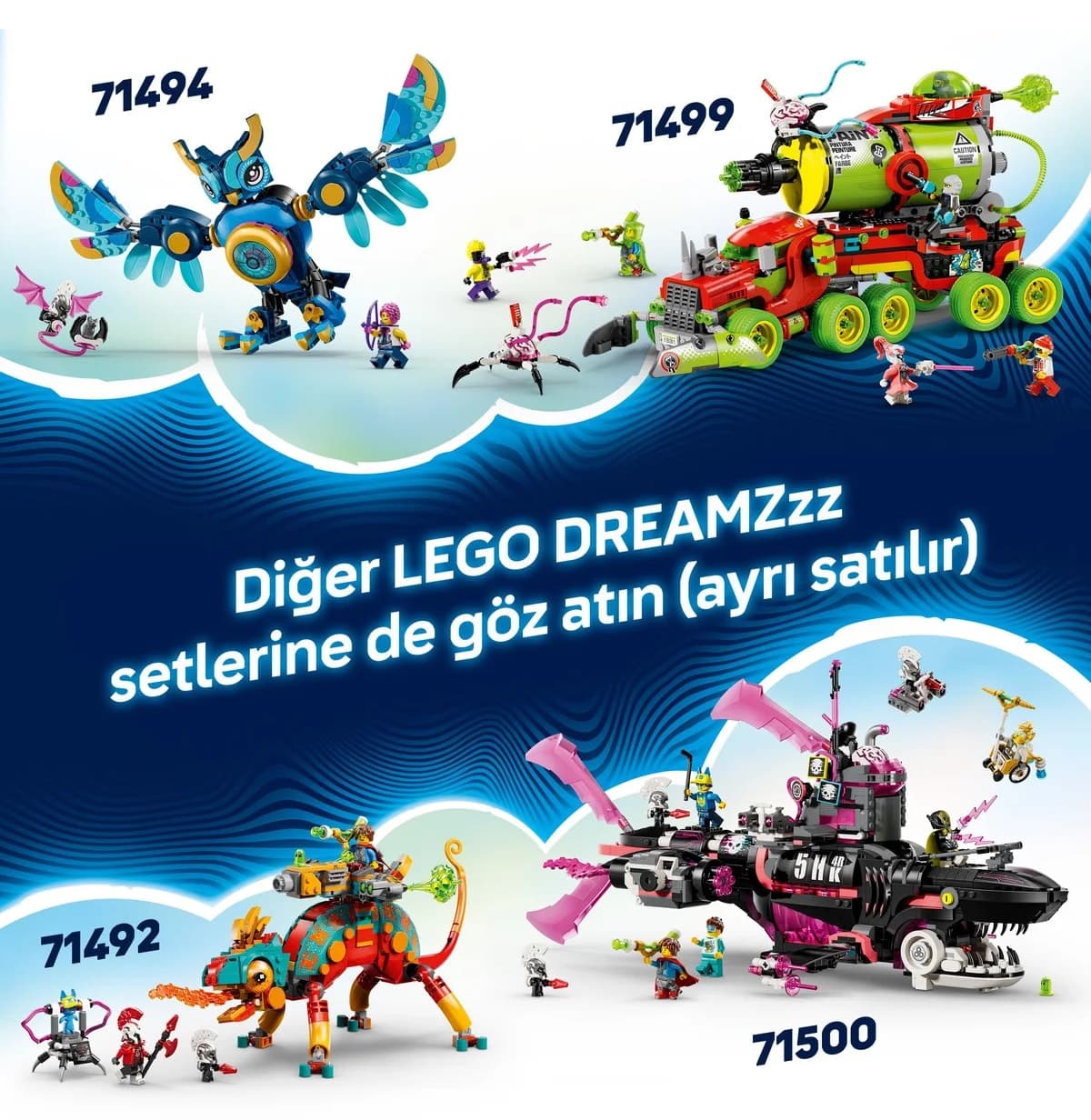 لگو DREAMZzz Mateo مدل 71495 در برابر ربات سایبری 368 قطعه لگو DREAMZzz Mateo مدل 71495 در برابر ربات سایبری 368 قطعه
