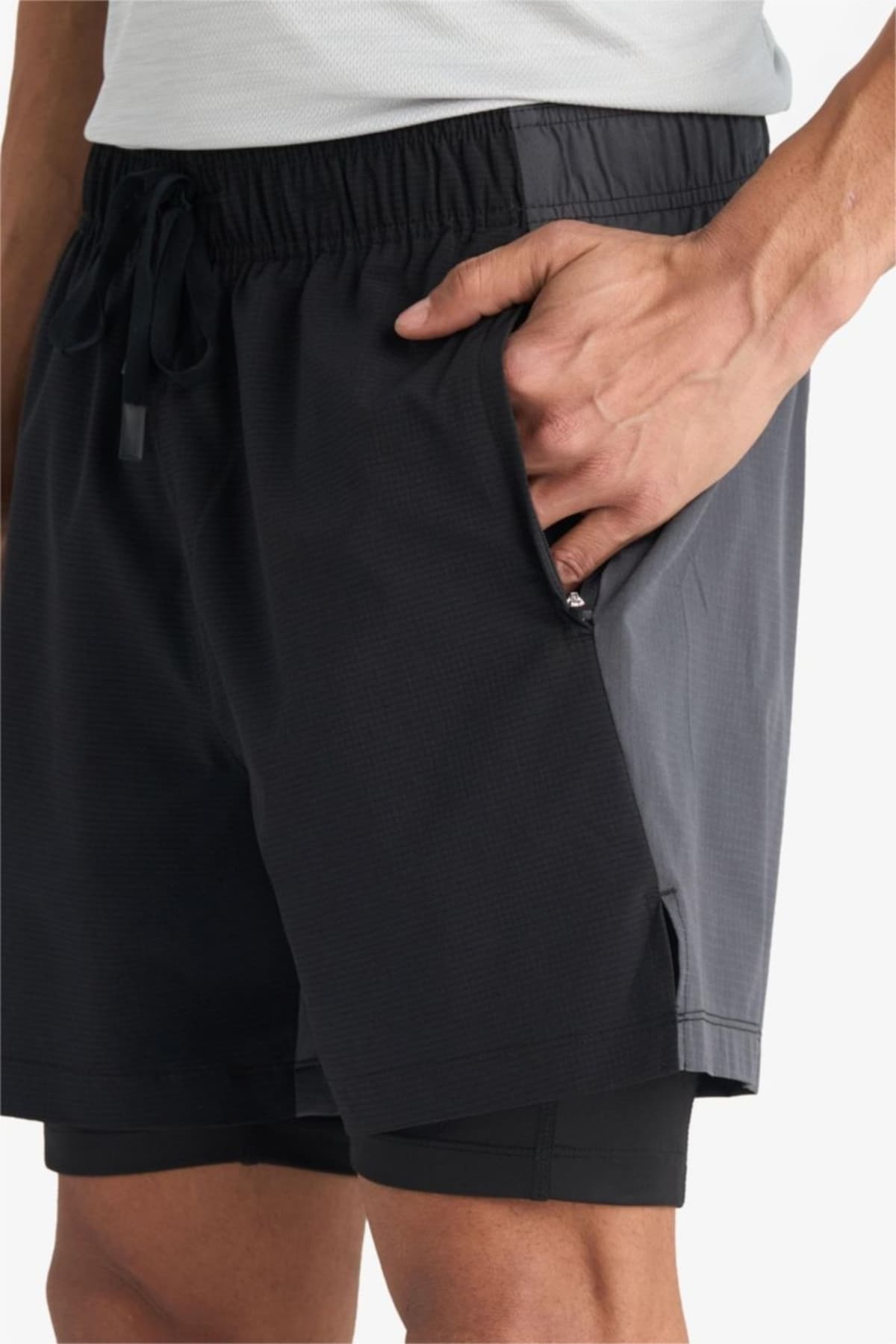 شورت ورزشی مردانه Defacto نفسپذیر Slim Fit مدل F9405AX26SP شورت ورزشی مردانه Defacto نفسپذیر Slim Fit مدل F9405AX26SP