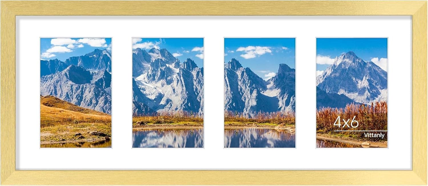 قاب عکس کلاژ Vittanly سایز 8x10 دیواری و رومیزی طبیعی روشن قاب عکس کلاژ Vittanly سایز 8x10 دیواری و رومیزی طبیعی روشن