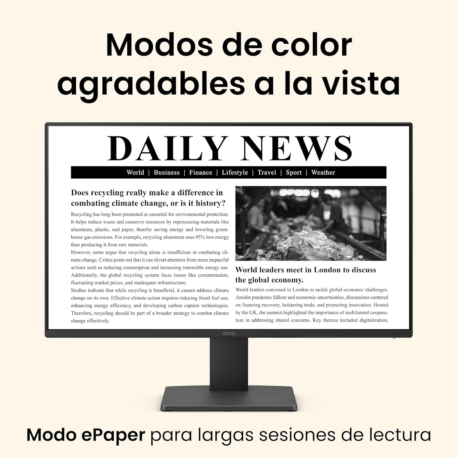 مانیتور 24" BenQ IPS 100Hz با وضوح 1080p FHD، HDMI و DisplayPort مدل GW2491 مانیتور 24" BenQ IPS 100Hz با وضوح 1080p FHD، HDMI و DisplayPort مدل GW2491