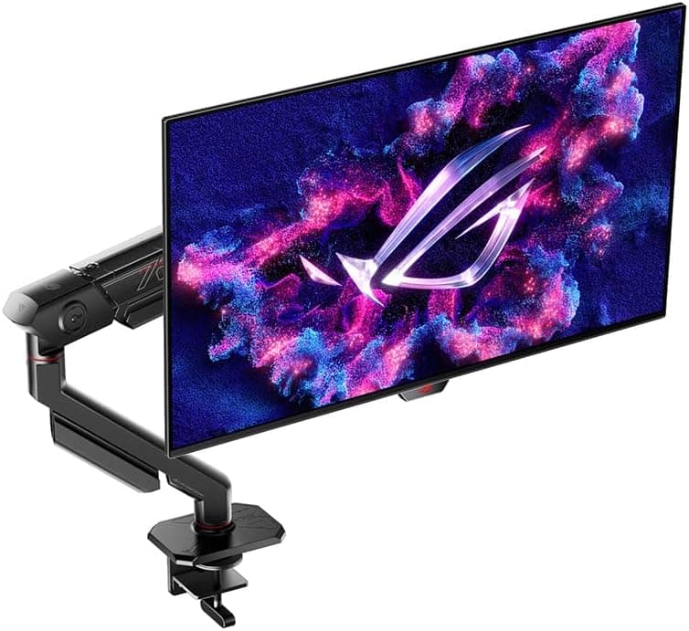 بازوی مانیتور ASUS ROG Ergo با VESA 100x100mm و ظرفیت 13,5kg مدل AAS01R بازوی مانیتور ASUS ROG Ergo با VESA 100x100mm و ظرفیت 13,5kg مدل AAS01R