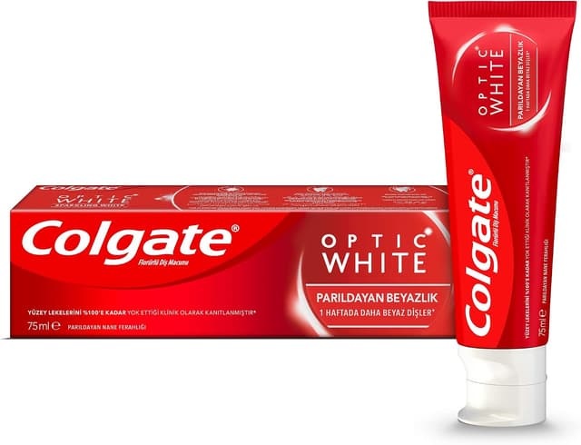 خمیردندان سفیدکننده Colgate Optic White 75 ml خمیردندان سفیدکننده Colgate Optic White 75 ml