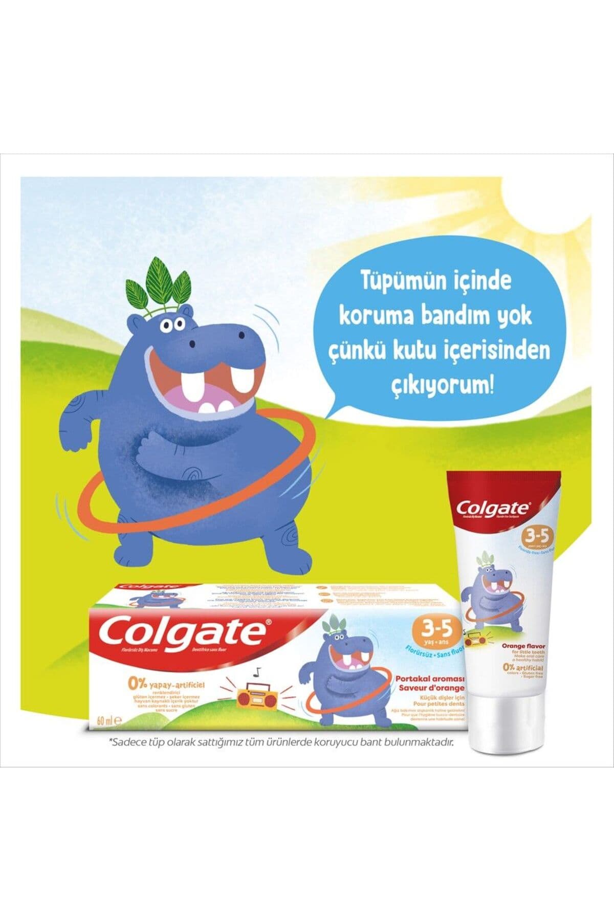 خمیردندان کودک Colgate با طعم پرتقال بدون فلوراید مناسب 3-5 سال 60 ml خمیردندان کودک Colgate با طعم پرتقال بدون فلوراید مناسب 3-5 سال 60 ml