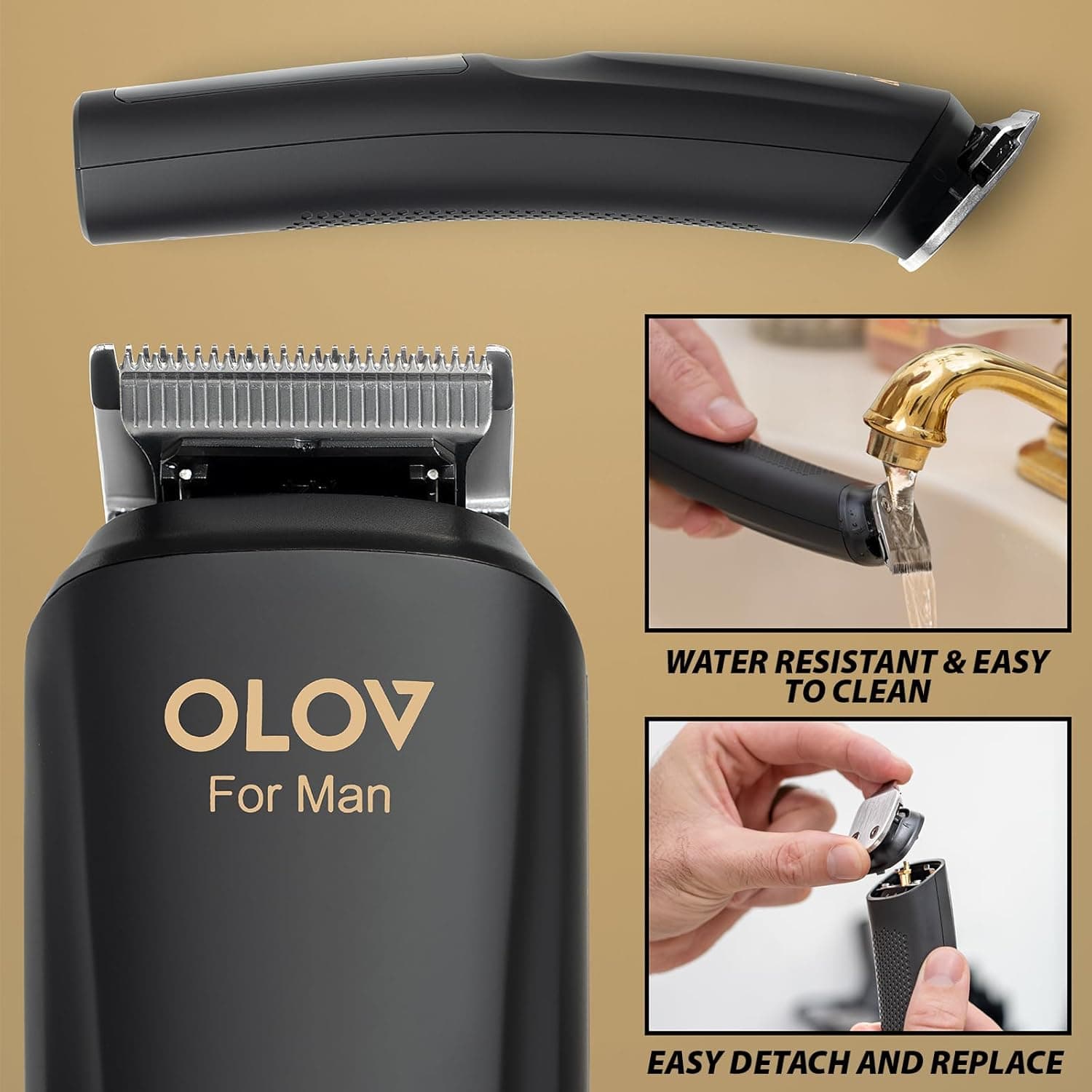 ست اصلاح مردانه OLOV For Man 21 تکه، ماشین اصلاح برقی مو، بینی، گوش، بدن و صورت با پایه شارژ USB ست اصلاح مردانه OLOV For Man 21 تکه، ماشین اصلاح برقی مو، بینی، گوش، بدن و صورت با پایه شارژ USB
