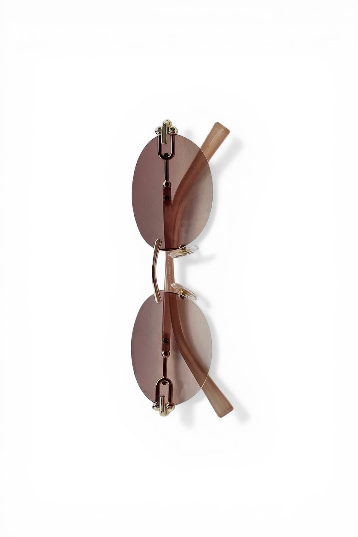 عینک آفتابی زنانه REN EYEWEAR فلزی بیضی با لنز گرادیانی UV400 مدل DERLA عینک آفتابی زنانه REN EYEWEAR فلزی بیضی با لنز گرادیانی UV400 مدل DERLA