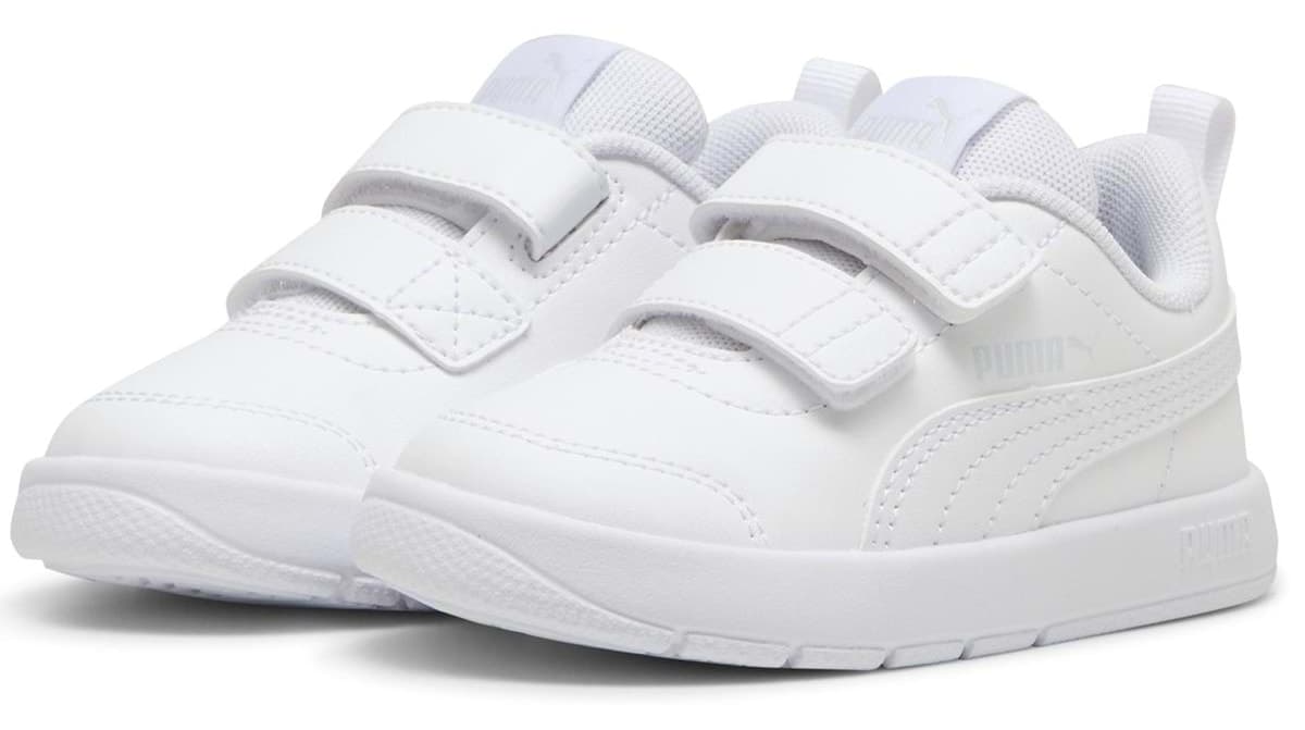 کفش ورزشی بچگانه Puma ارتوپدی سفید مدل Courtflex V3 V PS 397642 کفش ورزشی بچگانه Puma ارتوپدی سفید مدل Courtflex V3 V PS 397642