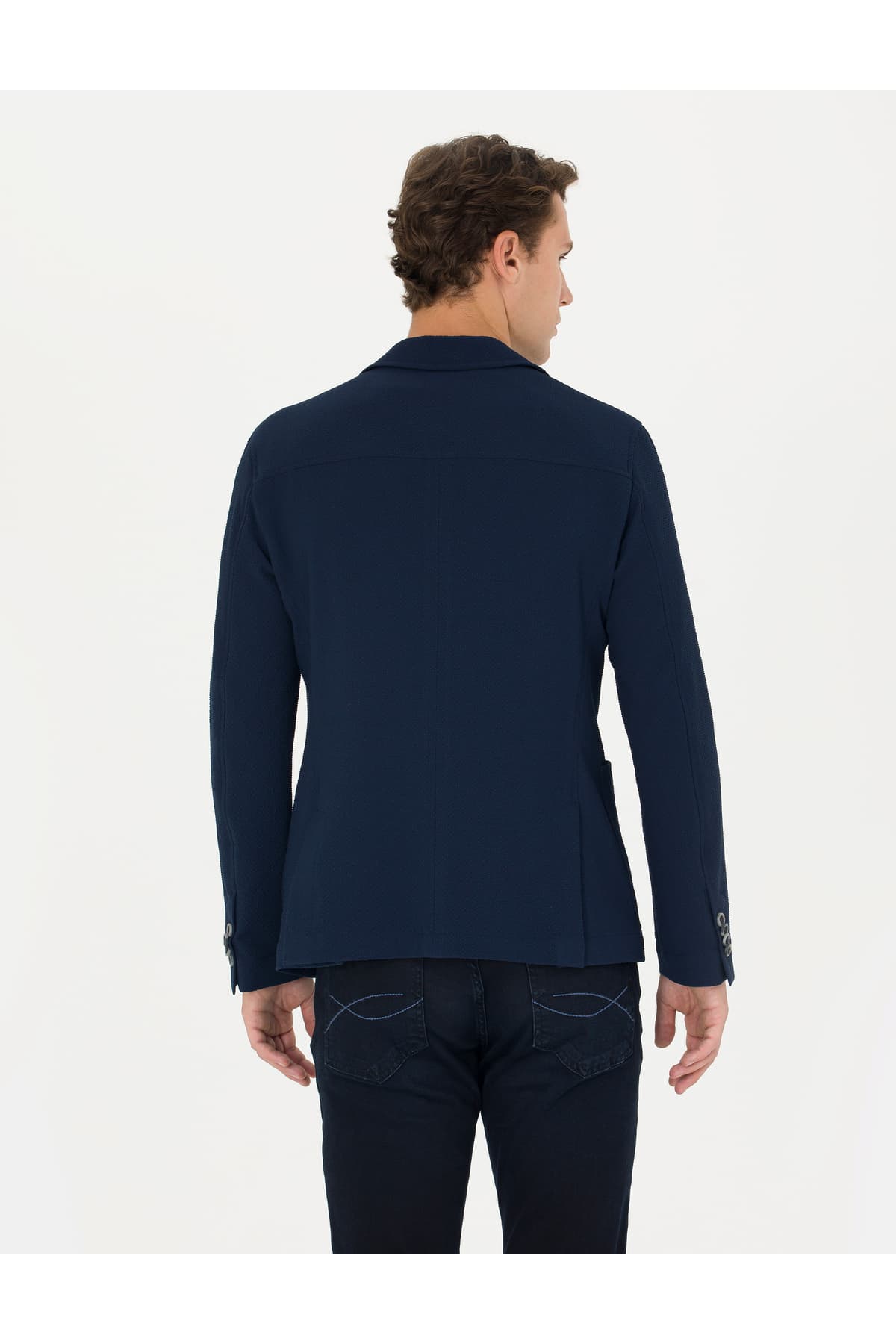کت بلیزر مردانه Pierre Cardin سرمهای اکسترا اسلیم فیت مدل 50269735-VR033 کت بلیزر مردانه Pierre Cardin سرمهای اکسترا اسلیم فیت مدل 50269735-VR033