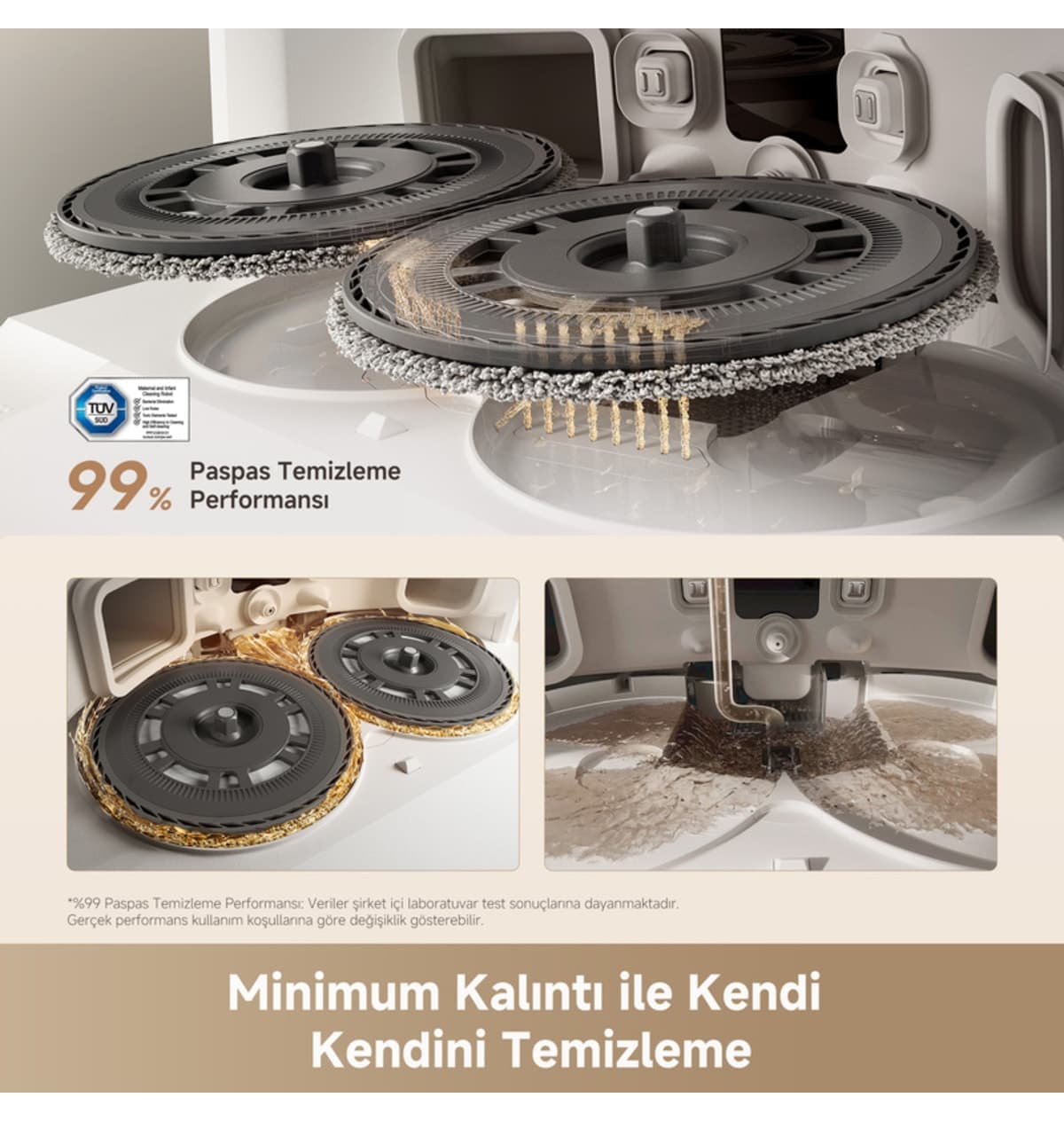 ربات جاروبرقی Dreame سفید با قدرت مکش 25.000Pa مدل L50 Ultra CE ربات جاروبرقی Dreame سفید با قدرت مکش 25.000Pa مدل L50 Ultra CE