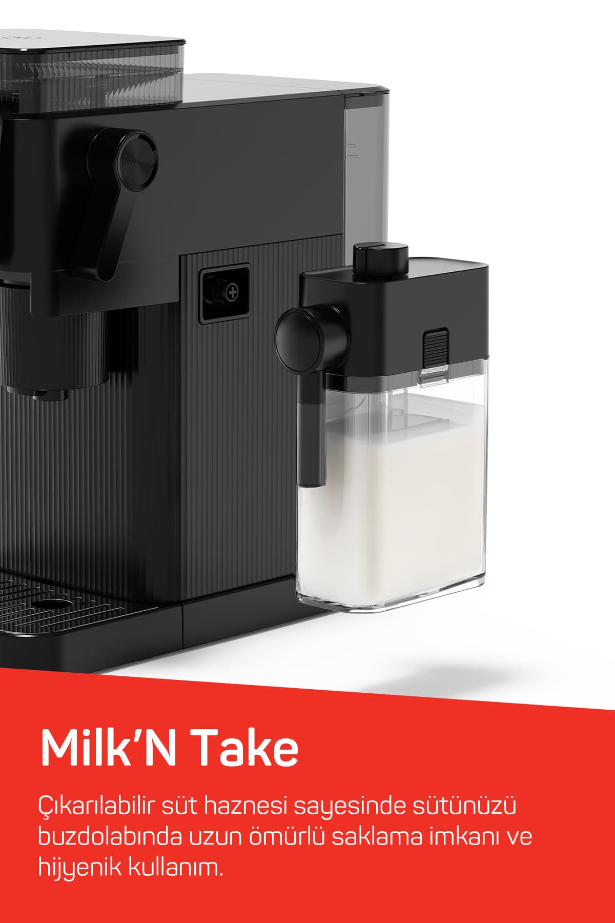 دستگاه اسپرسوساز Arzum مدل OK0047 Okka Barista Compact با مخزن شیر کروم دستگاه اسپرسوساز Arzum مدل OK0047 Okka Barista Compact با مخزن شیر کروم