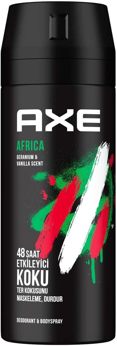 اسپری دئودورانت مردانه AXE Africa 150 ml اسپری دئودورانت مردانه AXE Africa 150 ml