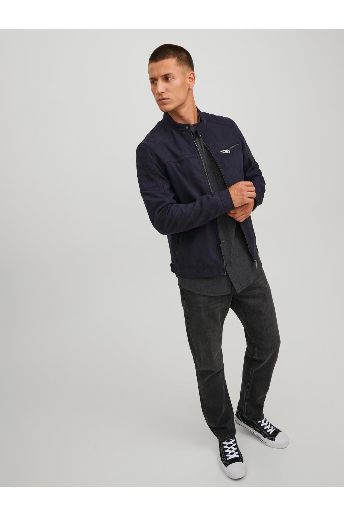 ژاکت مردانه Jack & Jones مشکی مدل JJEROCKY ژاکت مردانه Jack & Jones مشکی مدل JJEROCKY