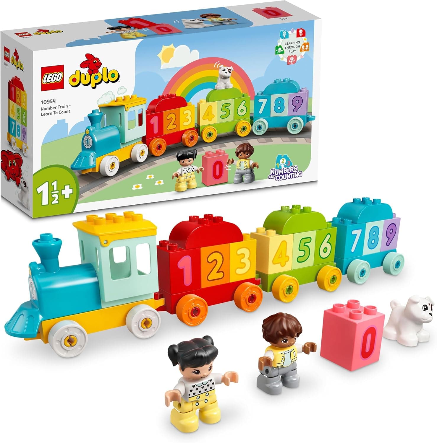 لگو DUPLO قطار اعداد یادگیری شمارش مدل 10954 لگو DUPLO قطار اعداد یادگیری شمارش مدل 10954