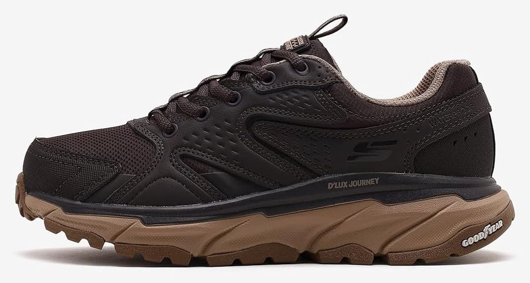 کفش اوتدور زنانه Skechers D'Lux Journey Pro قهوهای تیره مدل 180494 کفش اوتدور زنانه Skechers D'Lux Journey Pro قهوهای تیره مدل 180494