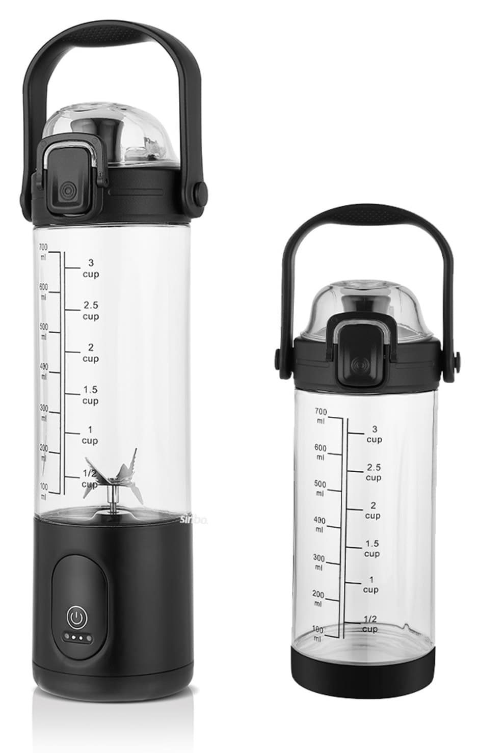 بلندر اسموتی Sinbo شارژی قابل حمل مدل SHB-7504 بلندر اسموتی Sinbo شارژی قابل حمل مدل SHB-7504