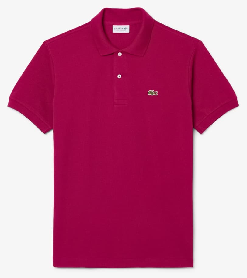 پولو شرت مردانه Lacoste فیت کلاسیک صورتی مدل L.12.12 پولو شرت مردانه Lacoste فیت کلاسیک صورتی مدل L.12.12