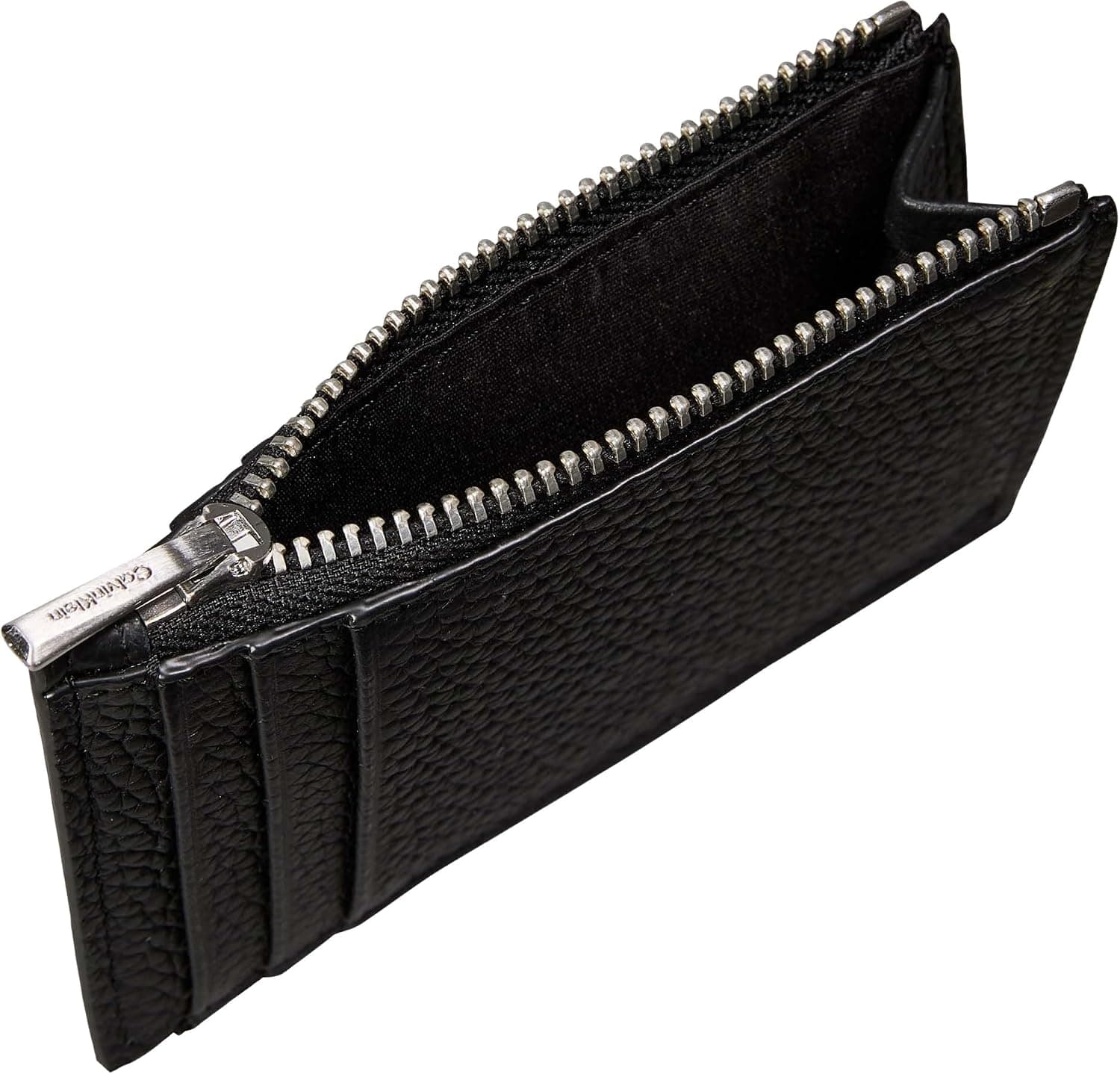 کارتخوار مردانه Calvin Klein با زیپ مشکی FOIL EMBOSS N/S OS کارتخوار مردانه Calvin Klein با زیپ مشکی FOIL EMBOSS N/S OS