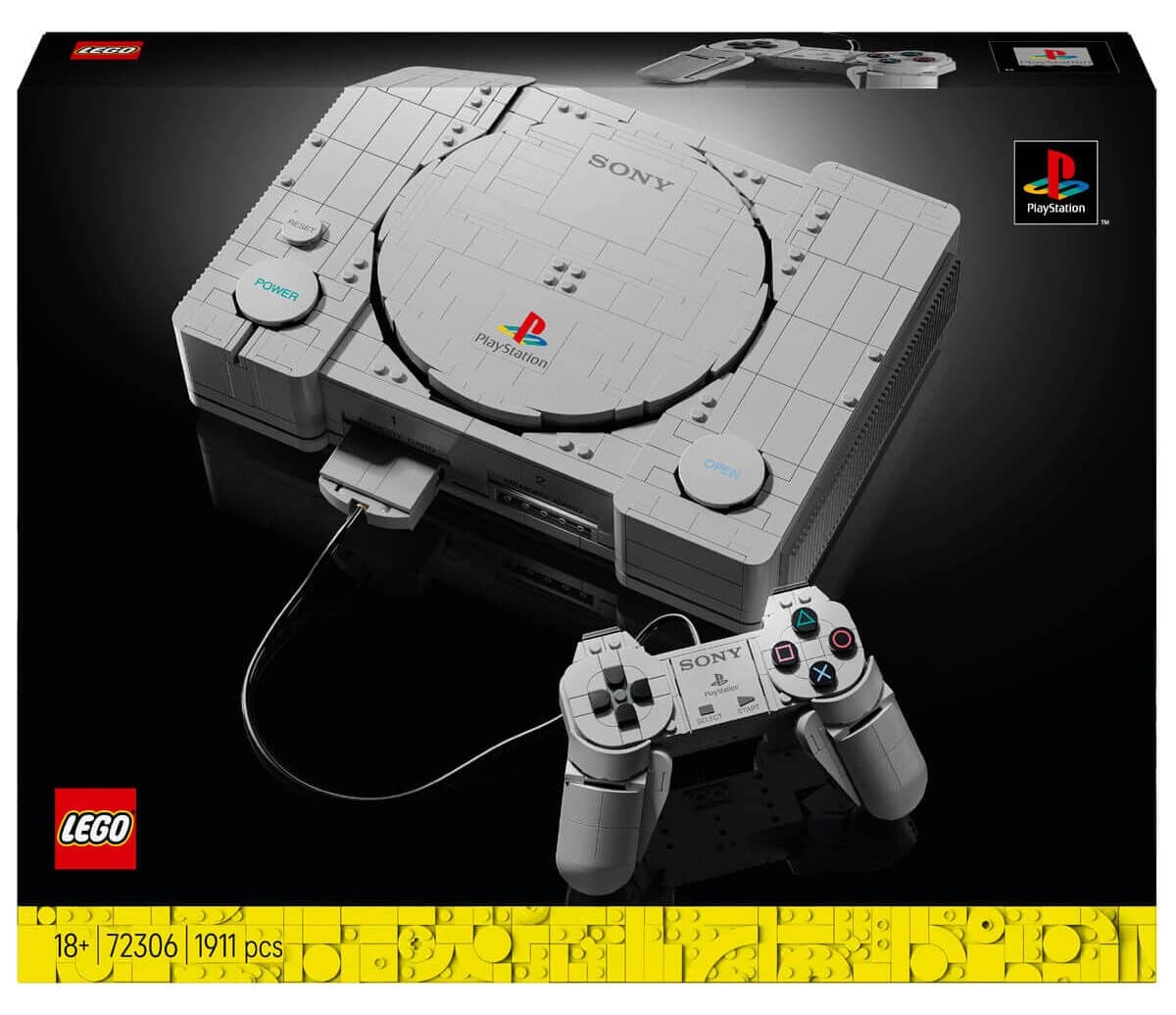 لگو PlayStation کنسول بازی رترو مدل 72306 1911 قطعه لگو PlayStation کنسول بازی رترو مدل 72306 1911 قطعه
