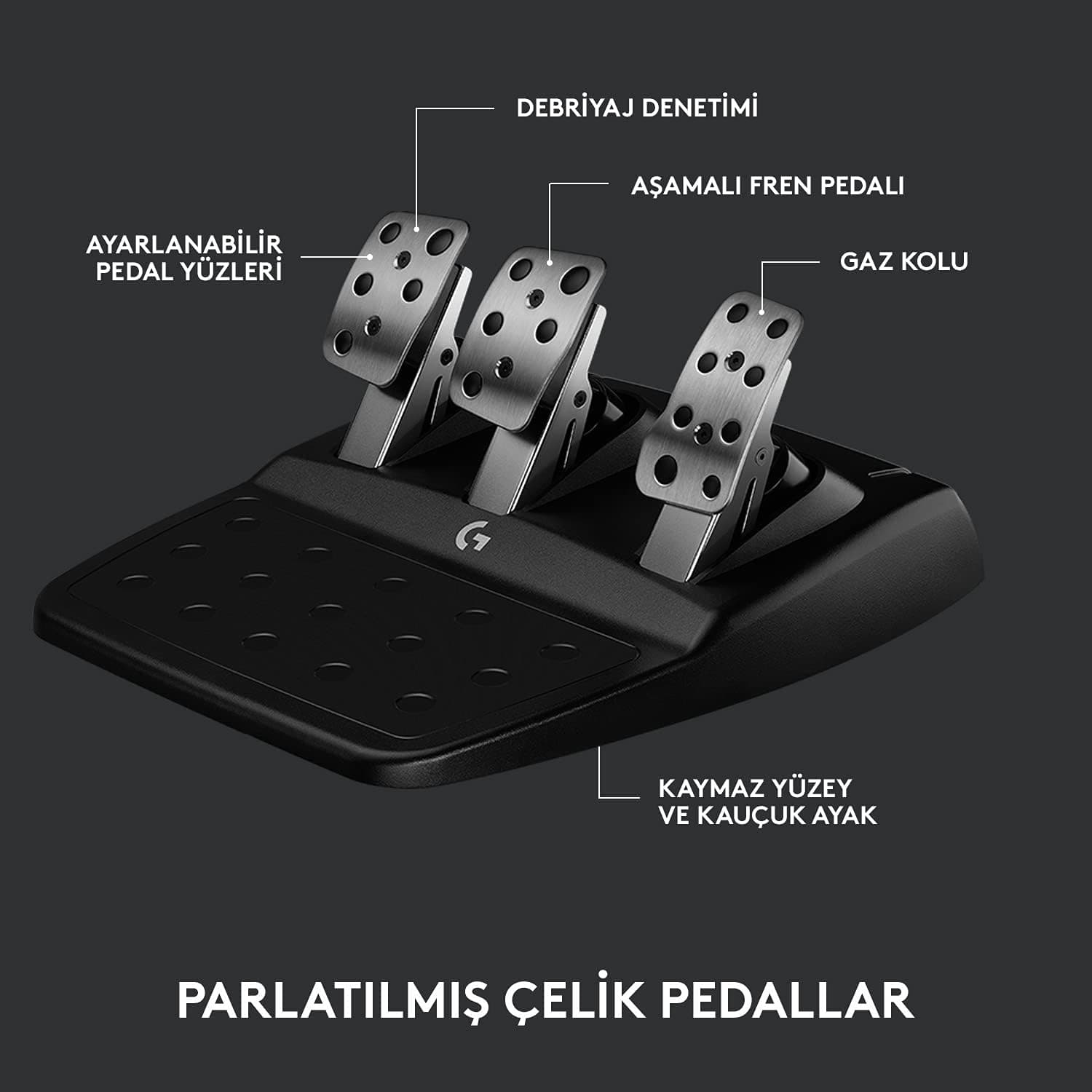 فرمان بازی مسابقهای Logitech G Driving Force با پدال ترمز مرحلهای، ساختار آلومینیومی، فولادی و چرمی، سازگار با PS3/PS4/PS5/PC، فناوری Trueforce، مشکی، مدل G923 فرمان بازی مسابقهای Logitech G Driving Force با پدال ترمز مرحلهای، ساختار آلومینیومی، فولادی و چرمی، سازگار با PS3/PS4/PS5/PC، فناوری Trueforce، مشکی، مدل G923